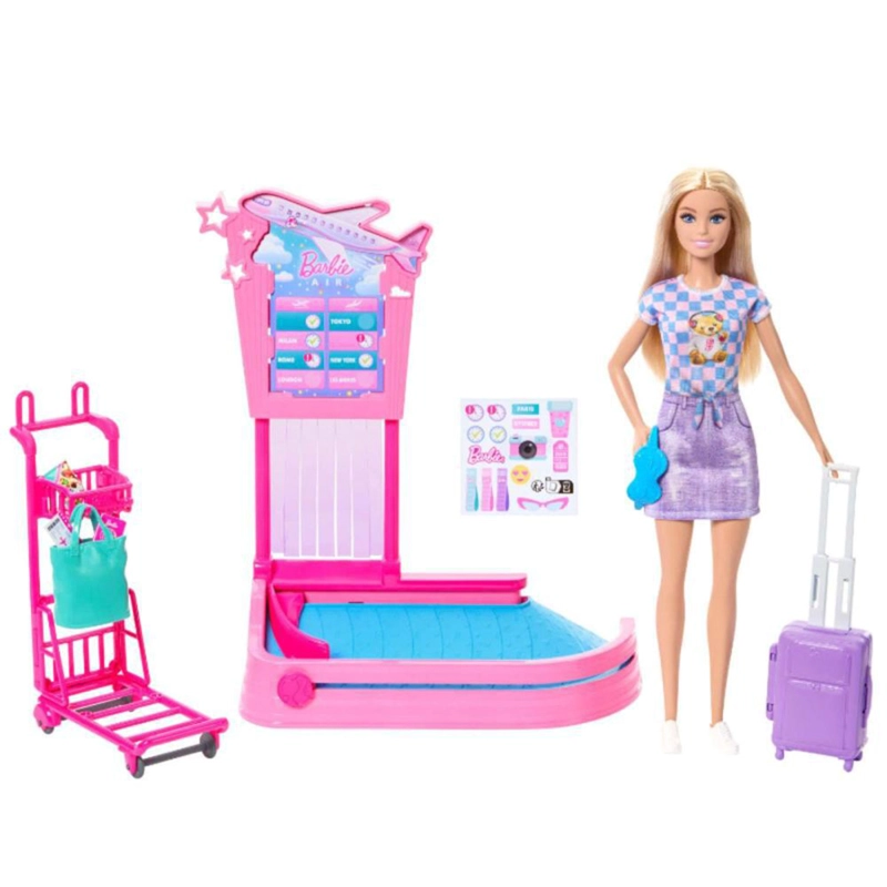 SET DE JUEGO BARBIE AVENTURAS DE VIAJE - 1