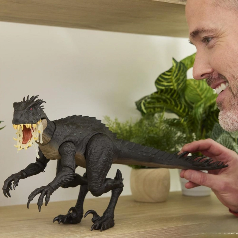 FIGURA DE ACCIÓN JURASSIC WORLD VEHÍCULO Y DINOSAURIO - 7