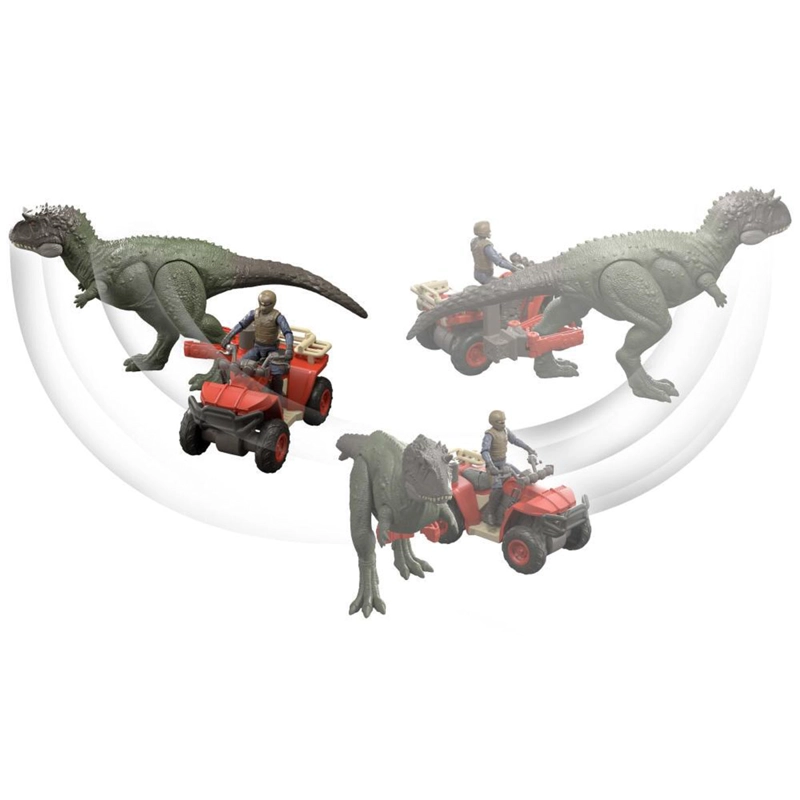 FIGURA DE ACCIÓN JURASSIC WORLD DINOSAURIO Y VEHÍCULO - 4