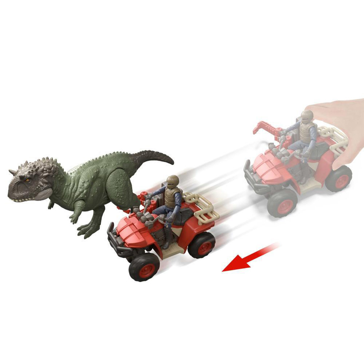 FIGURA DE ACCIÓN JURASSIC WORLD DINOSAURIO Y VEHÍCULO - 5