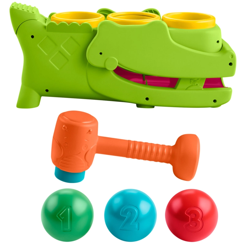 JUGUETE DIDÁCTICO FISHER-PRICE COCODRILO PELOTITAS DIVERTIDAS - 2
