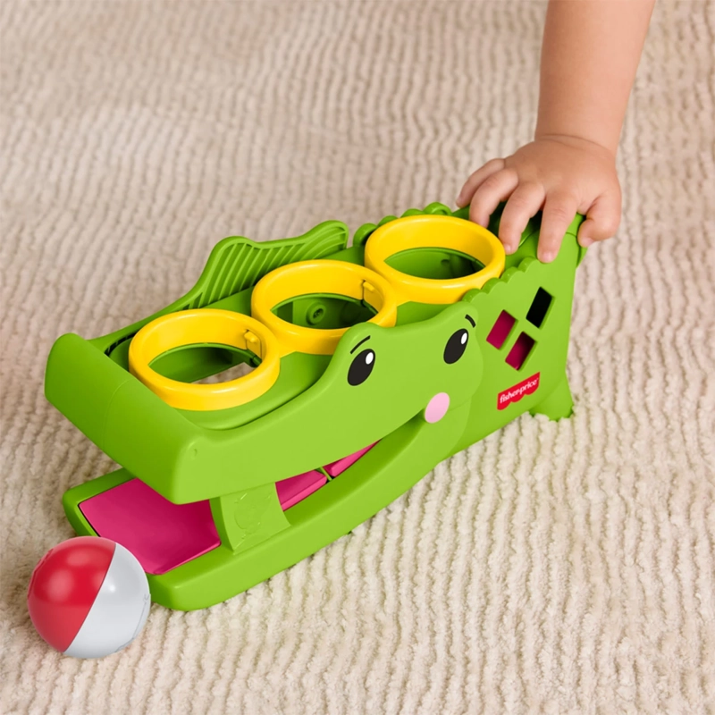 JUGUETE DIDÁCTICO FISHER-PRICE COCODRILO PELOTITAS DIVERTIDAS - 9