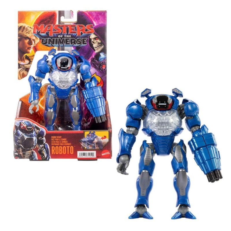 FIGURA DE ACCIÓN MASTERS OF THE UNIVERSE ROBOTO CON MOVIMIENTO 5" - 1