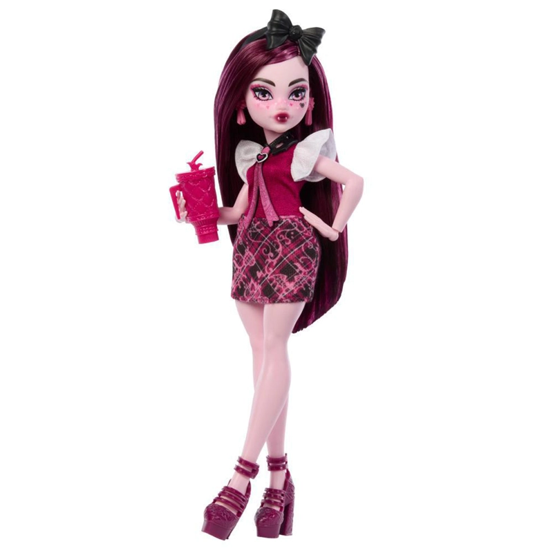 MUÑECA MONSTER HIGH LOOK UNIFORME MONSTRUOSO DRACULAURA - 1