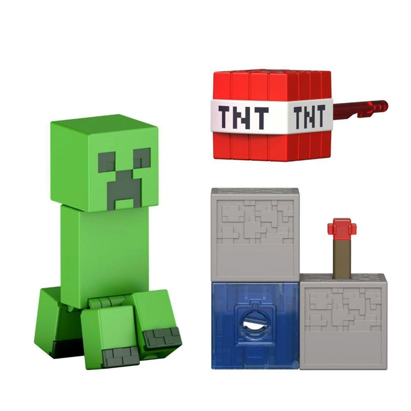 FIGURA DE ACCIÓN MINECRAFT CREEPER 3.2" - 1