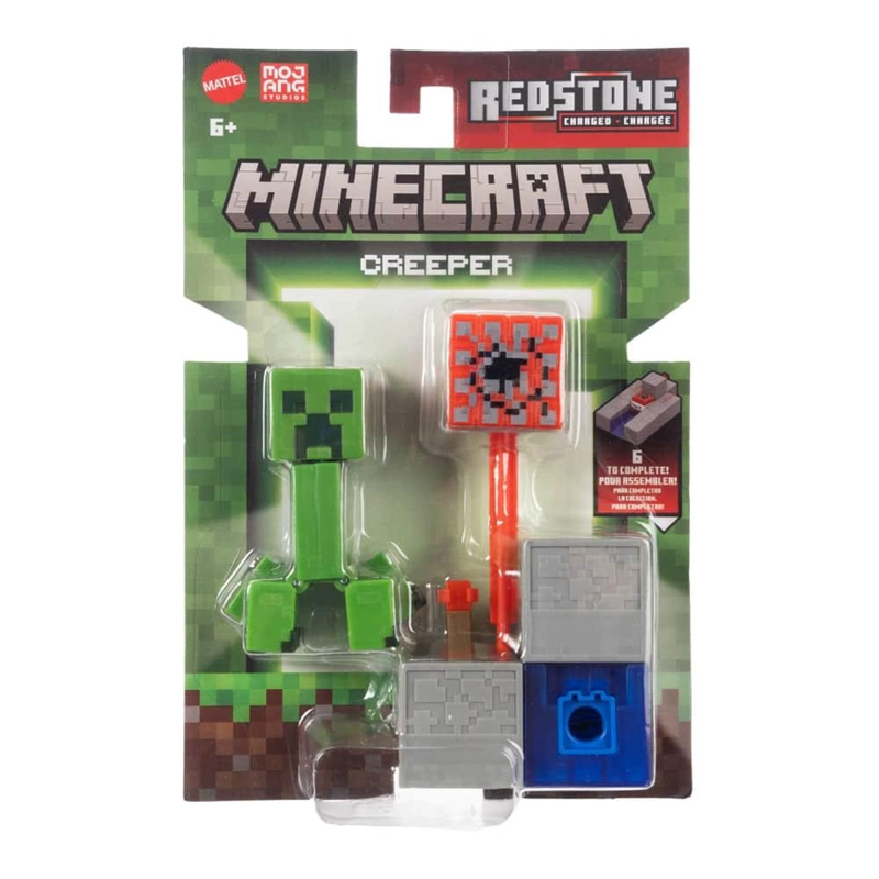 FIGURA DE ACCIÓN MINECRAFT CREEPER 3.2" - 6