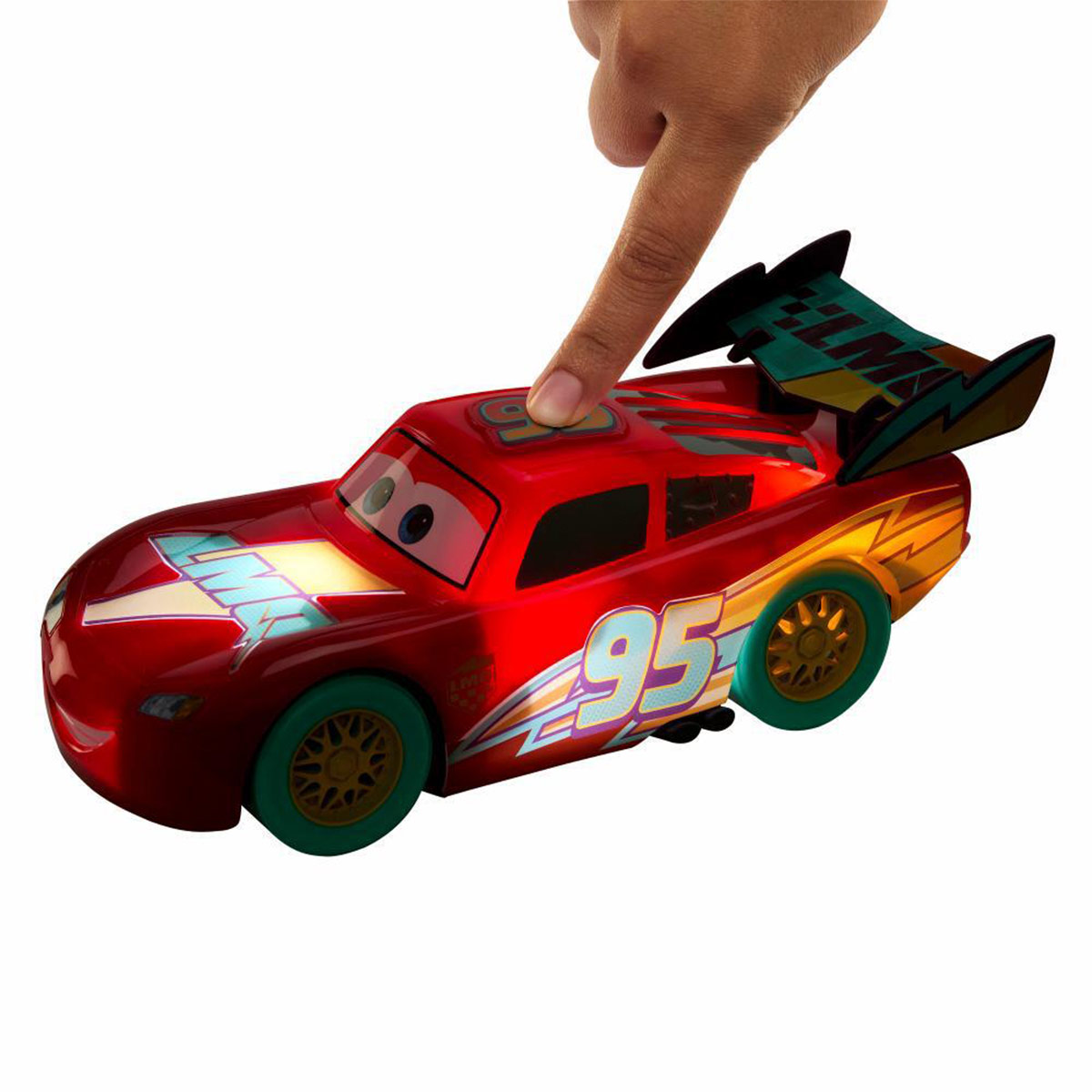 VEHÍCULO DE JUGUETE CARS RAYO MCQUEEN LUCES Y SONIDO - 3