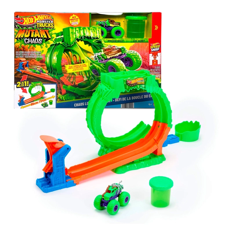 SET DE JUEGO HOT WHEELS MUTANT CHAOS SLIME - 1