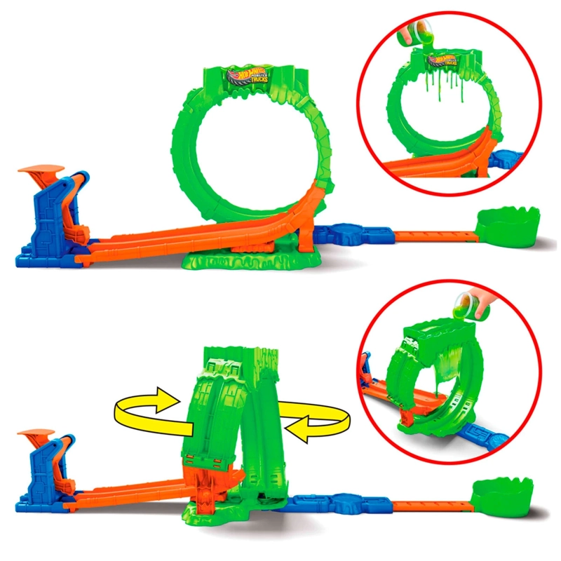SET DE JUEGO HOT WHEELS MUTANT CHAOS SLIME - 8