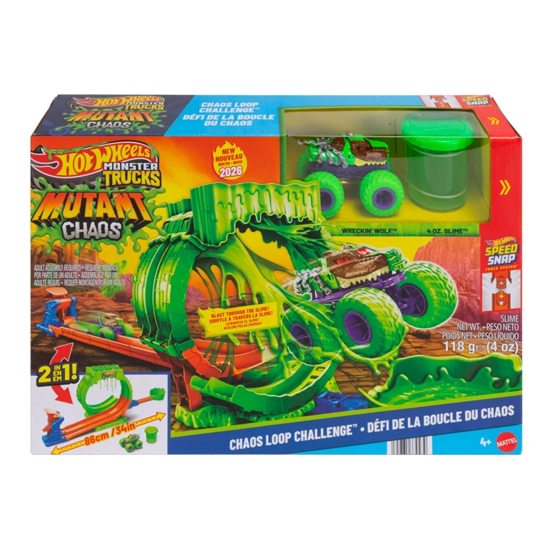 SET DE JUEGO HOT WHEELS MUTANT CHAOS SLIME - 10