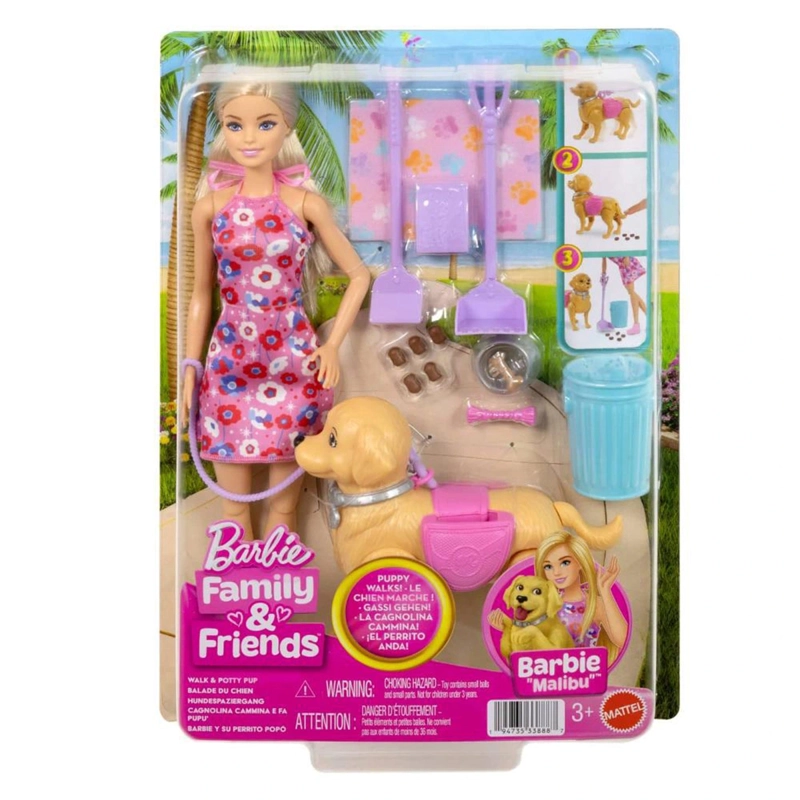MUÑECA BARBIE NIÑERA Y BEBÉ - 6