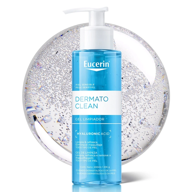 GEL LIMPIADOR EUCERIN DERMATOCLEAN 200ML - 2