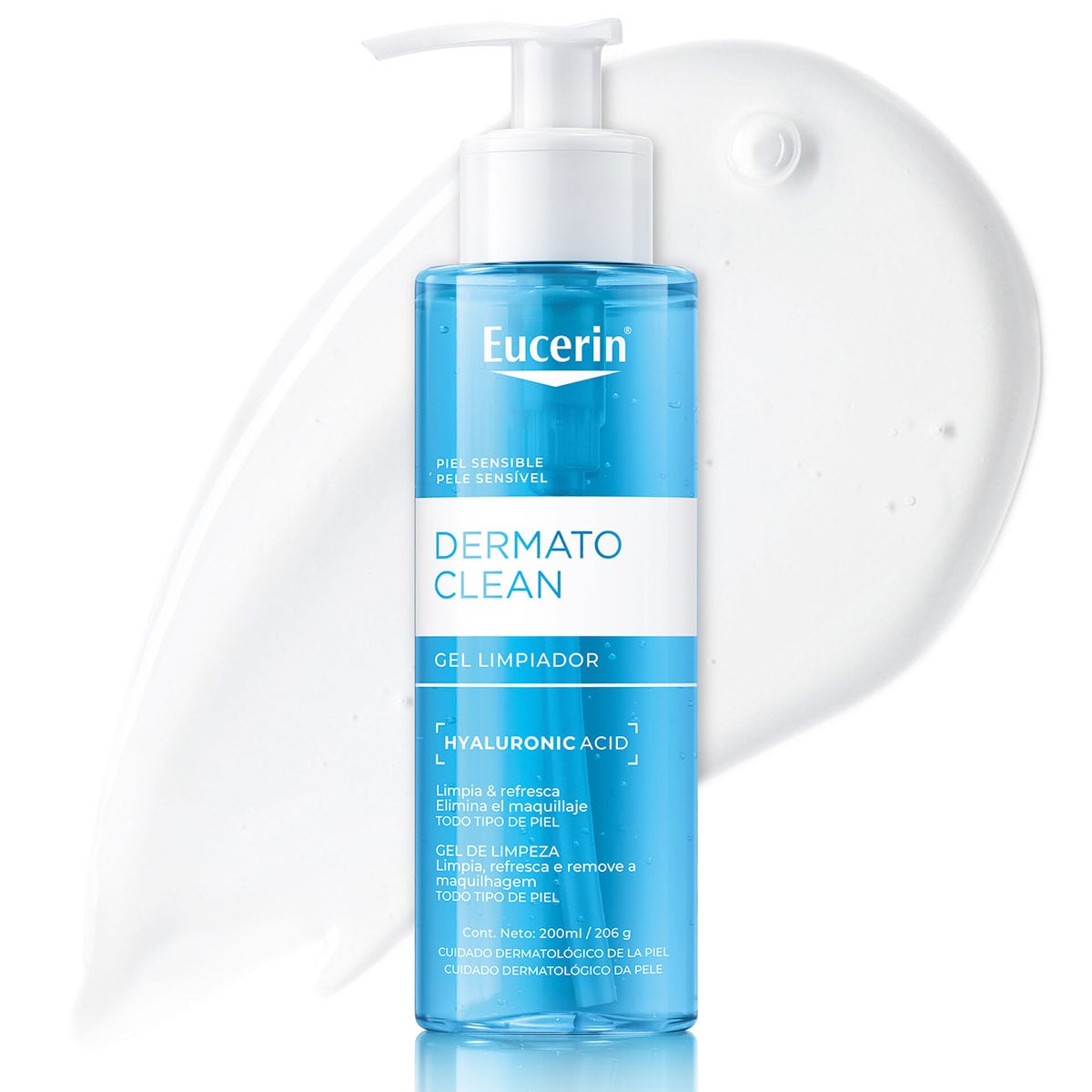 GEL LIMPIADOR EUCERIN DERMATOCLEAN 200ML - 3