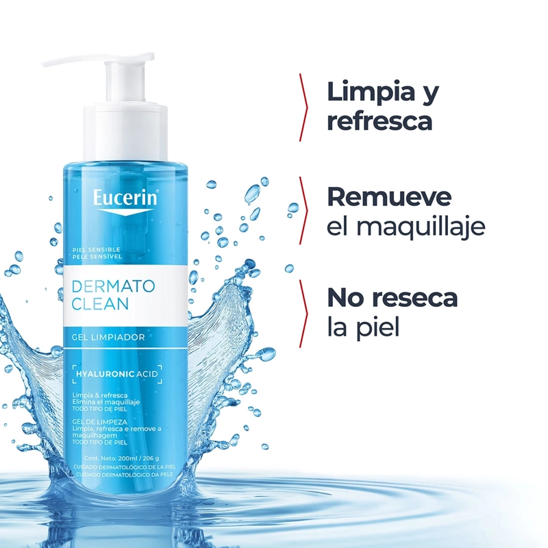 GEL LIMPIADOR EUCERIN DERMATOCLEAN 200ML - 5