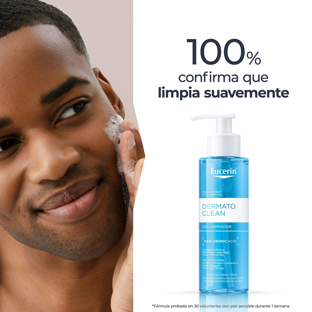 GEL LIMPIADOR EUCERIN DERMATOCLEAN 200ML - 7