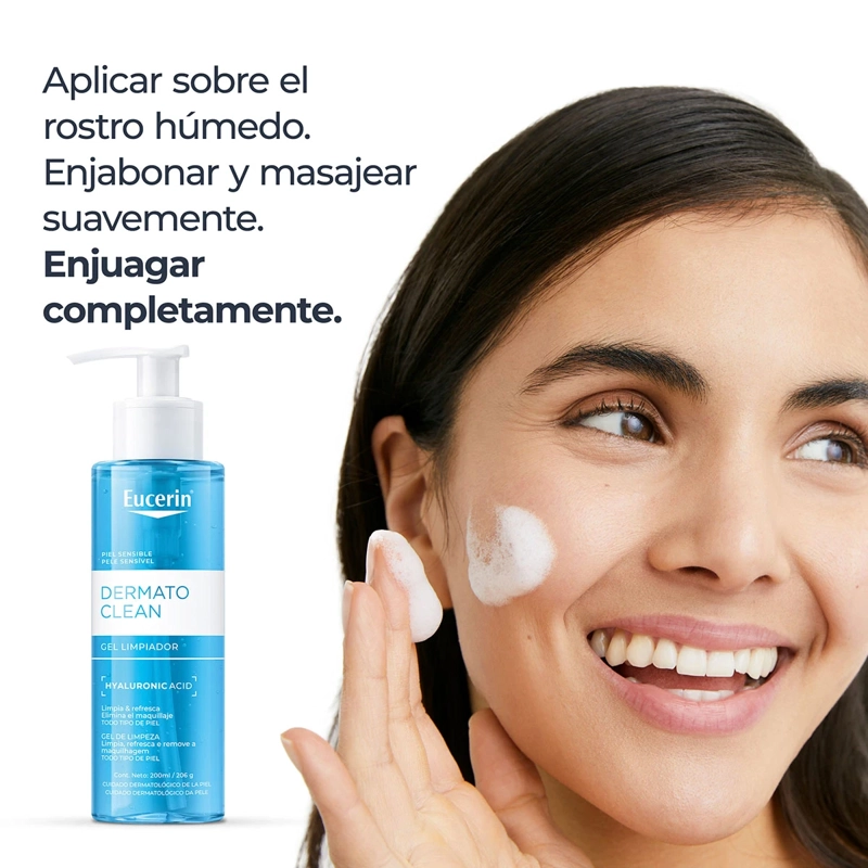 GEL LIMPIADOR EUCERIN DERMATOCLEAN 200ML - 9