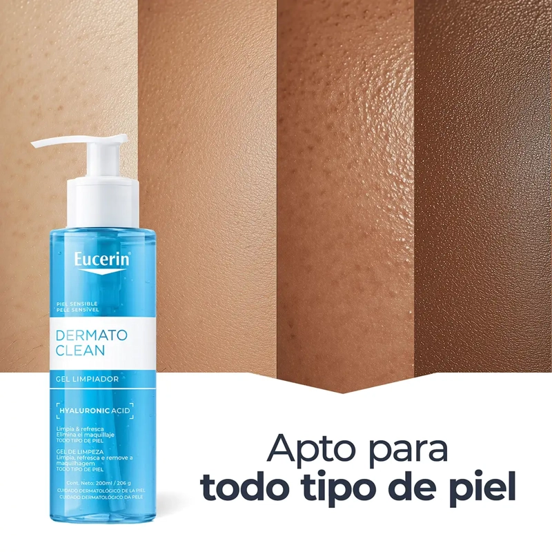 GEL LIMPIADOR EUCERIN DERMATOCLEAN 200ML - 10
