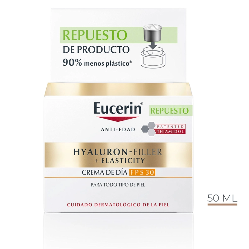 REFILL CREMA EUCERIN HYALURON FILLER ELASTICITY DÍA FPS30 50ML