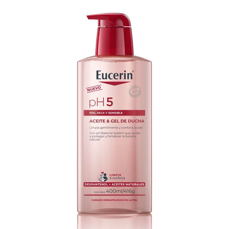 GEL Y ACEITE DE DUCHA EUCERIN PH5 400ML - 1
