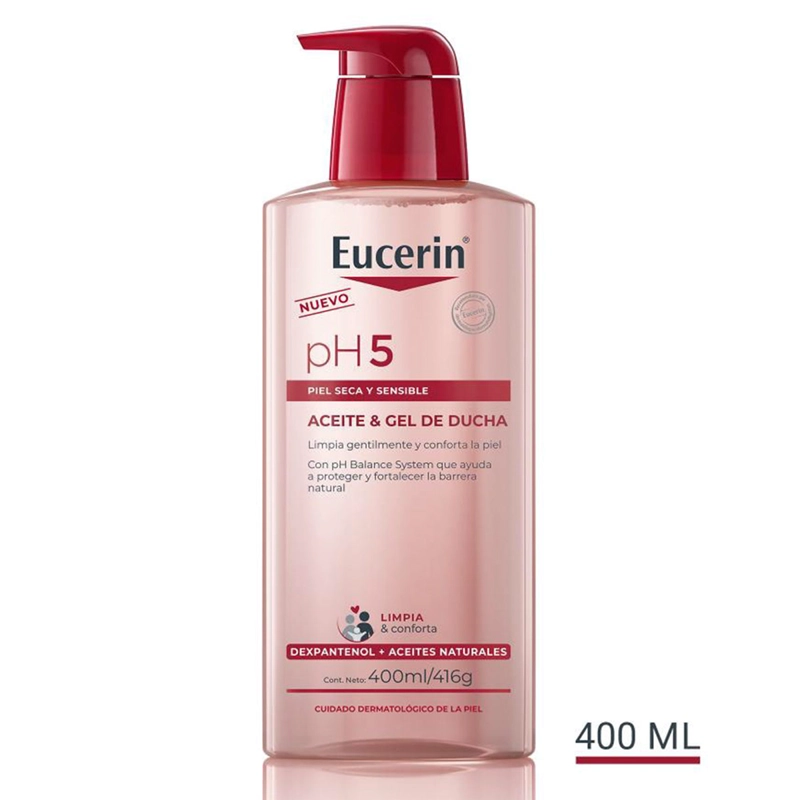 GEL Y ACEITE DE DUCHA EUCERIN PH5 400ML - 2