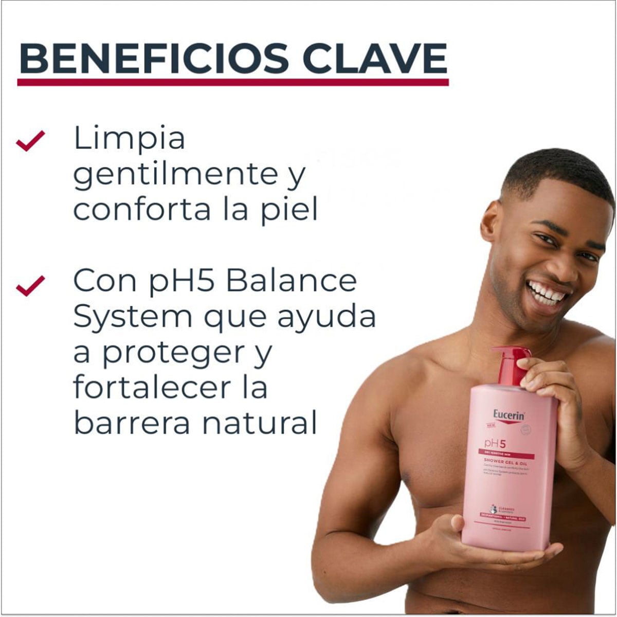 GEL Y ACEITE DE DUCHA EUCERIN PH5 400ML - 4