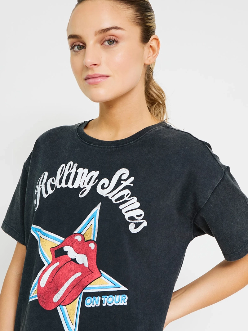 POLERA MUJER BARBADOS ALGODÓN THE ROLLING STONES - 3
