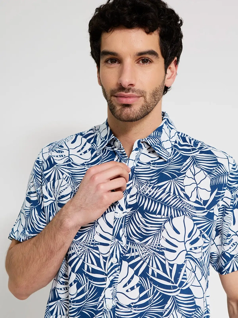 CAMISA HOMBRE KENNETH STEVENS MANGA CORTA - 3