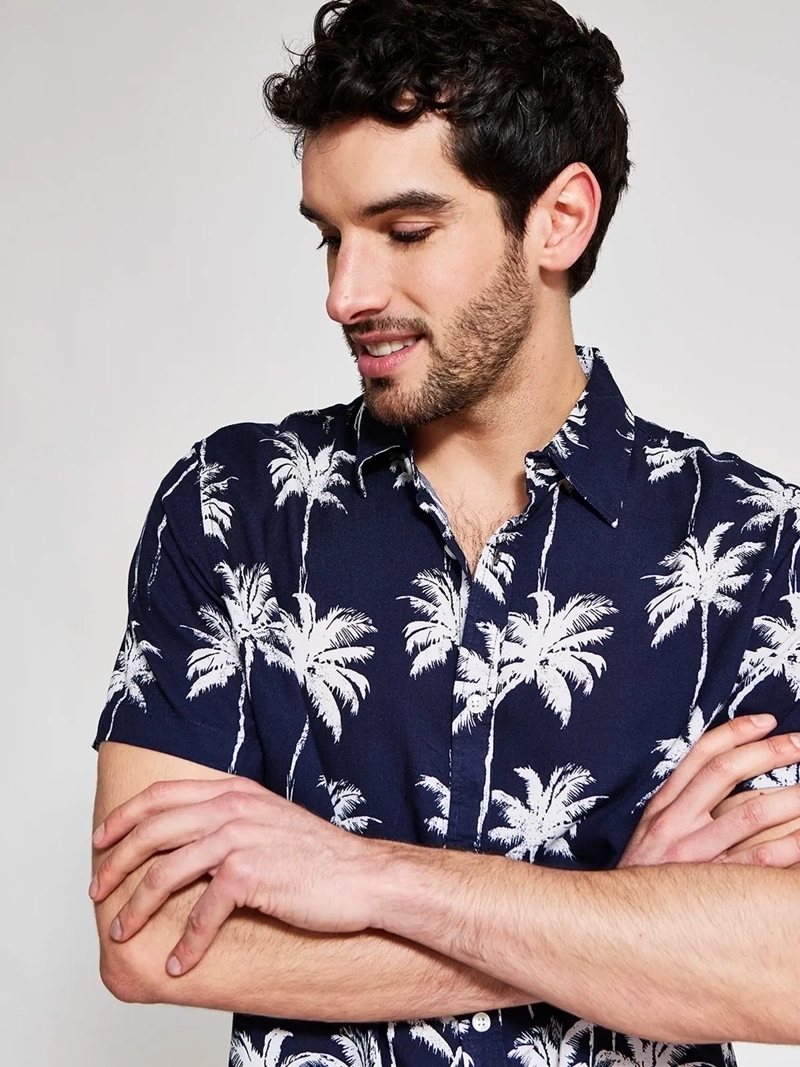 CAMISA HOMBRE KENNETH STEVENS MANGA CORTA - 3