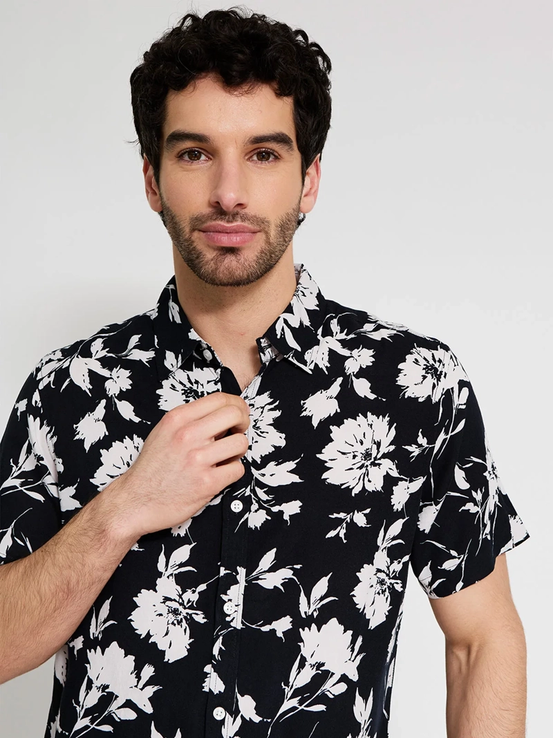 CAMISA HOMBRE KENNETH STEVENS MANGA CORTA - 3