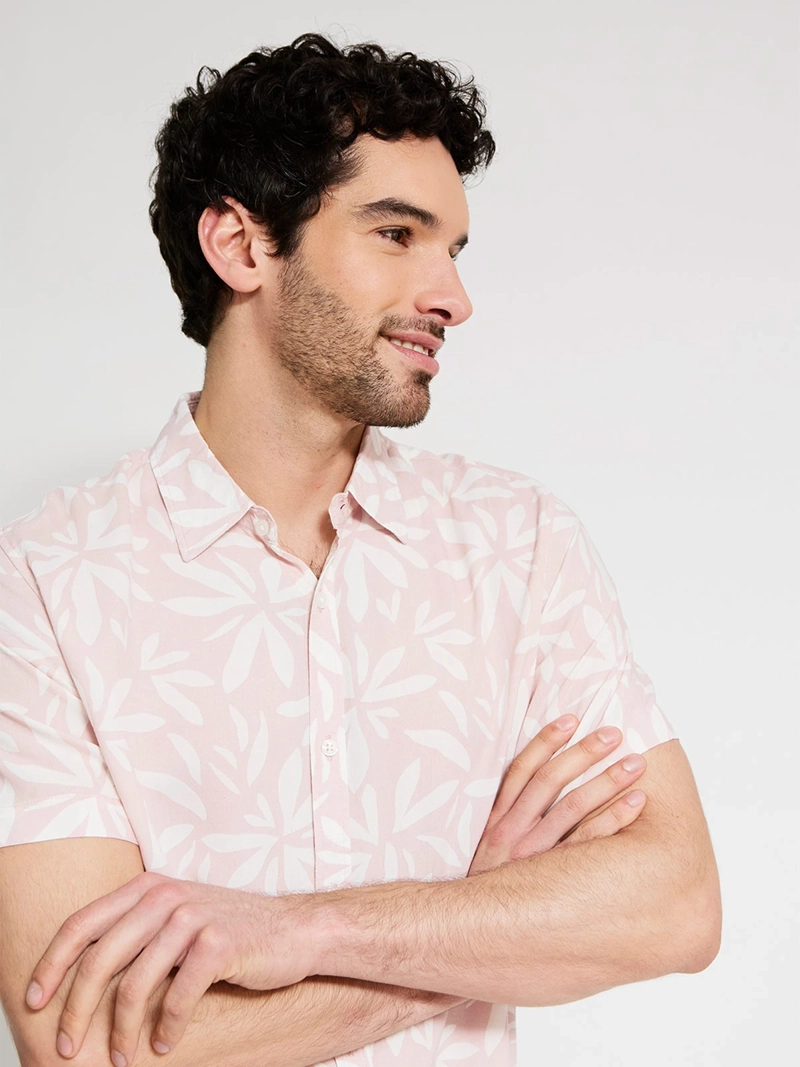 CAMISA HOMBRE KENNETH STEVENS MANGA CORTA - 3