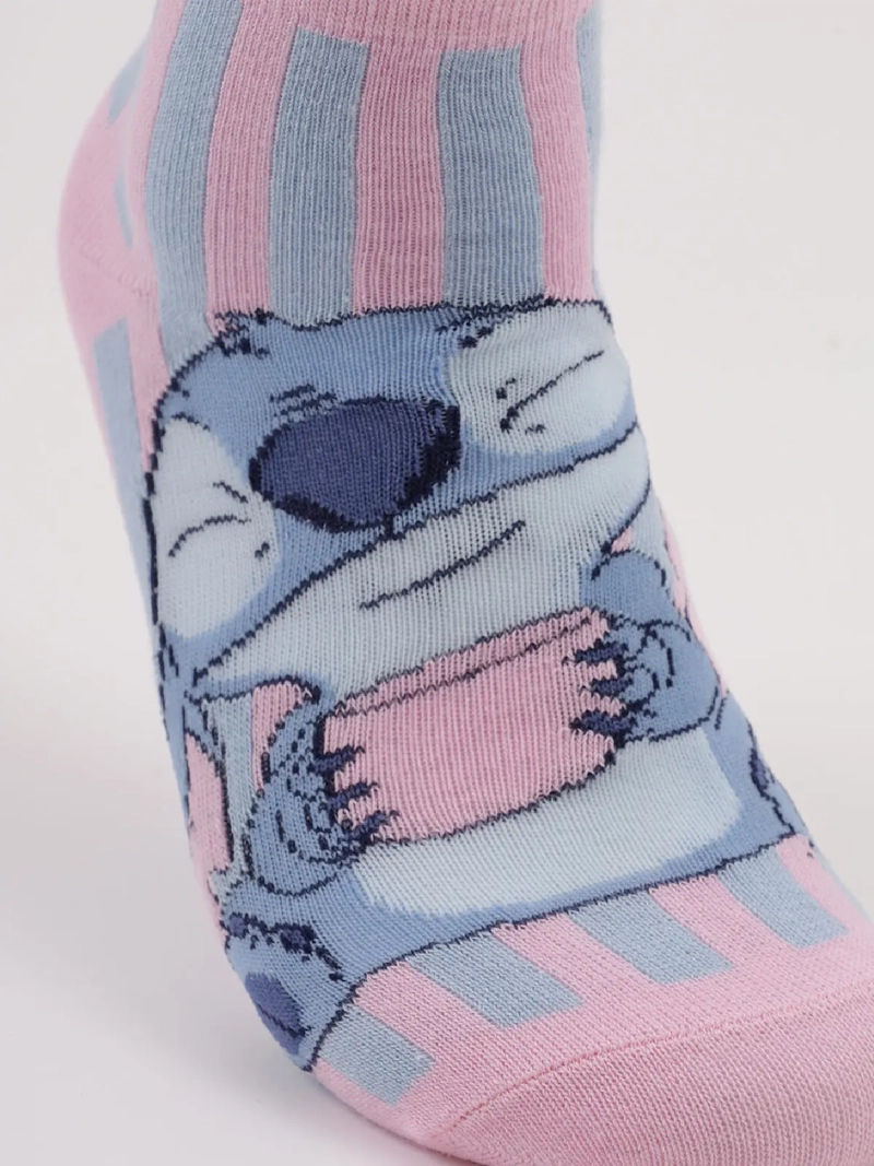 CALCETIN MUJER STITCH PACK X3 CORTO - 13