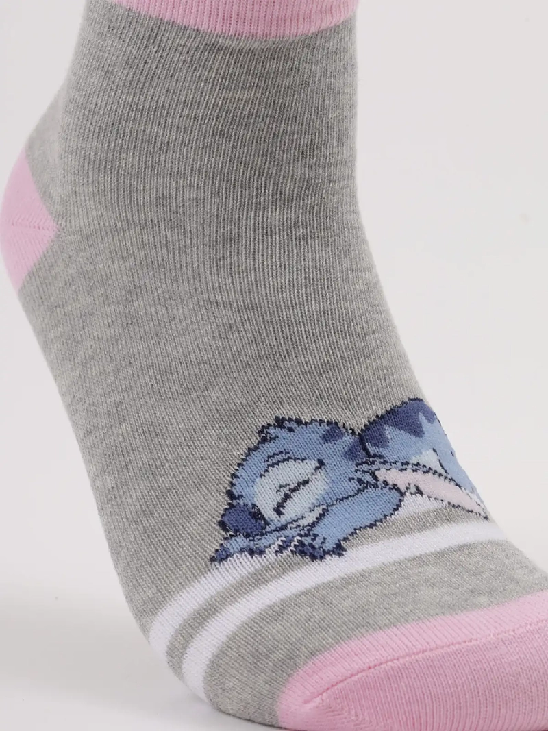 CALCETIN MUJER STITCH PACK X3 CORTO - 9