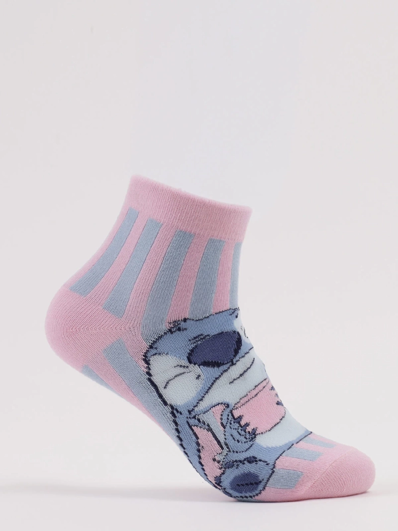 CALCETIN MUJER STITCH PACK X3 CORTO - 10