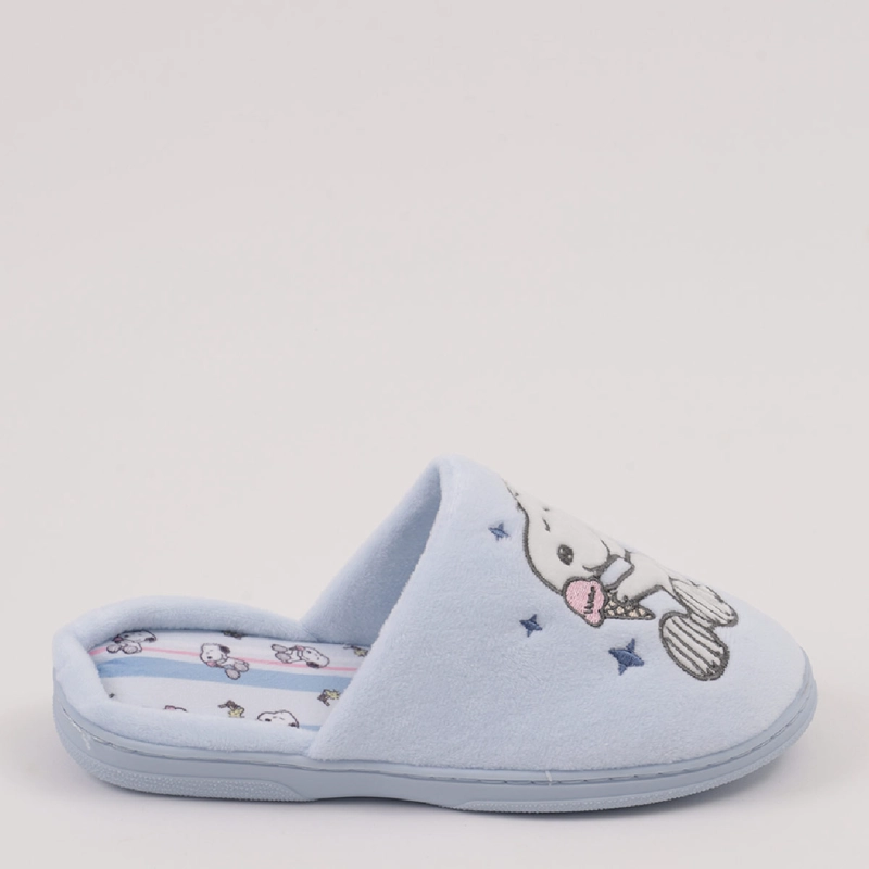 PANTUFLA MUJER SNOOPY CELESTE - 2