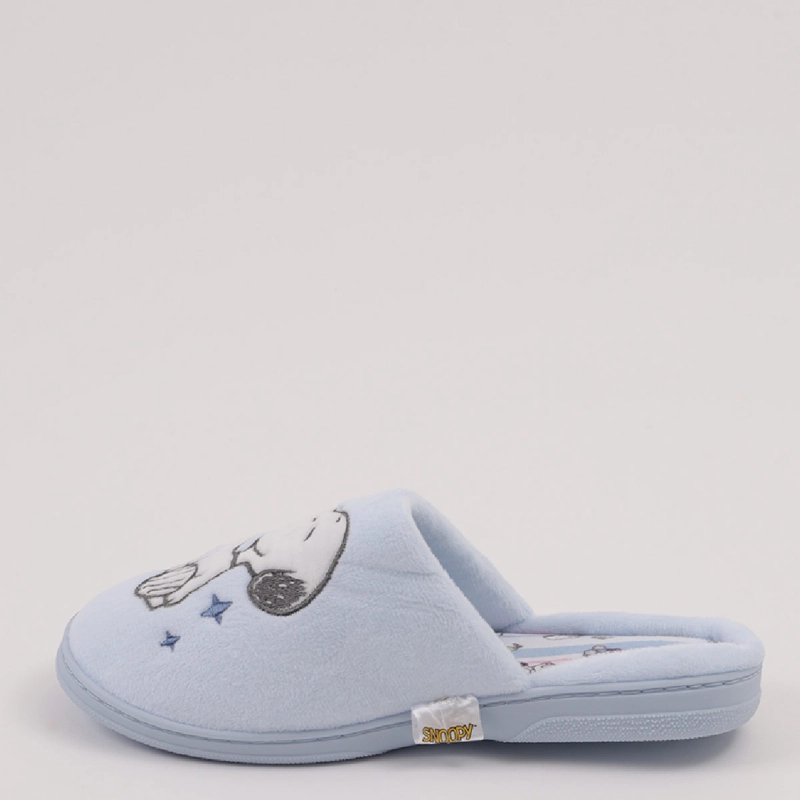 PANTUFLA MUJER SNOOPY CELESTE - 3