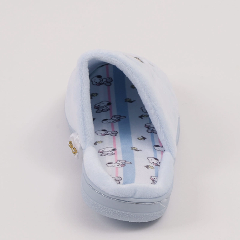 PANTUFLA MUJER SNOOPY CELESTE - 5