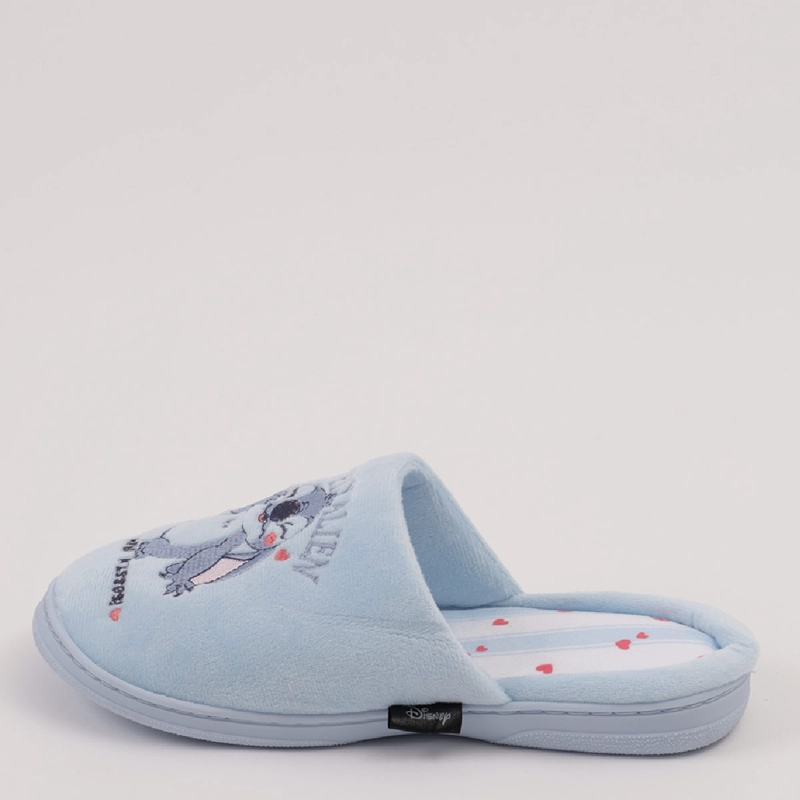 PANTUFLA MUJER STITCH CELESTE - 3