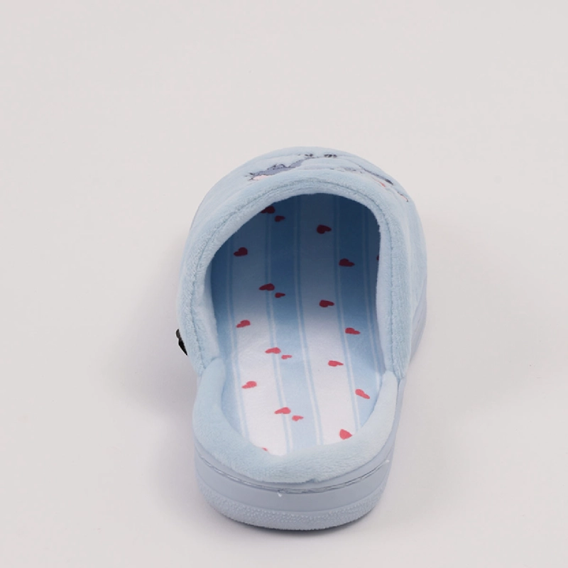 PANTUFLA MUJER STITCH CELESTE - 5