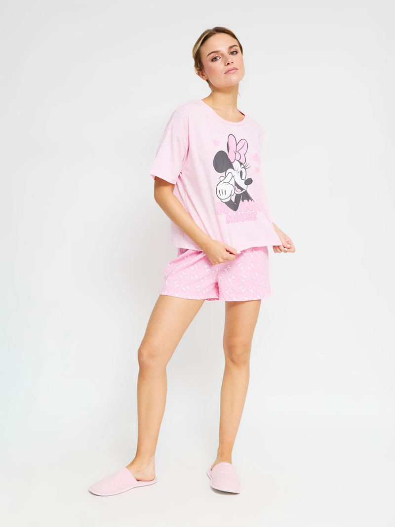 PIJAMA MUJER MICKEY & MINNIE ALGODÓN EN CAJA DE REGALO - 2