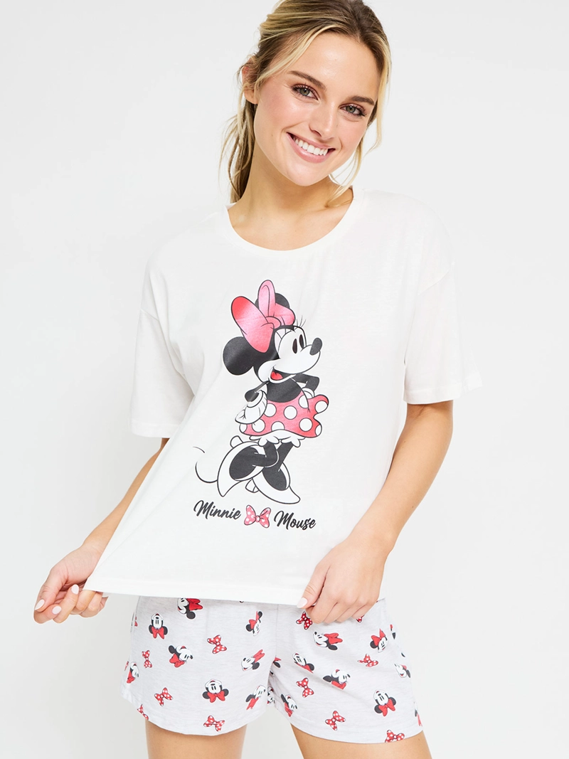 PIJAMA MUJER MICKEY & MINNIE ALGODÓN EN CAJA DE REGALO - 4