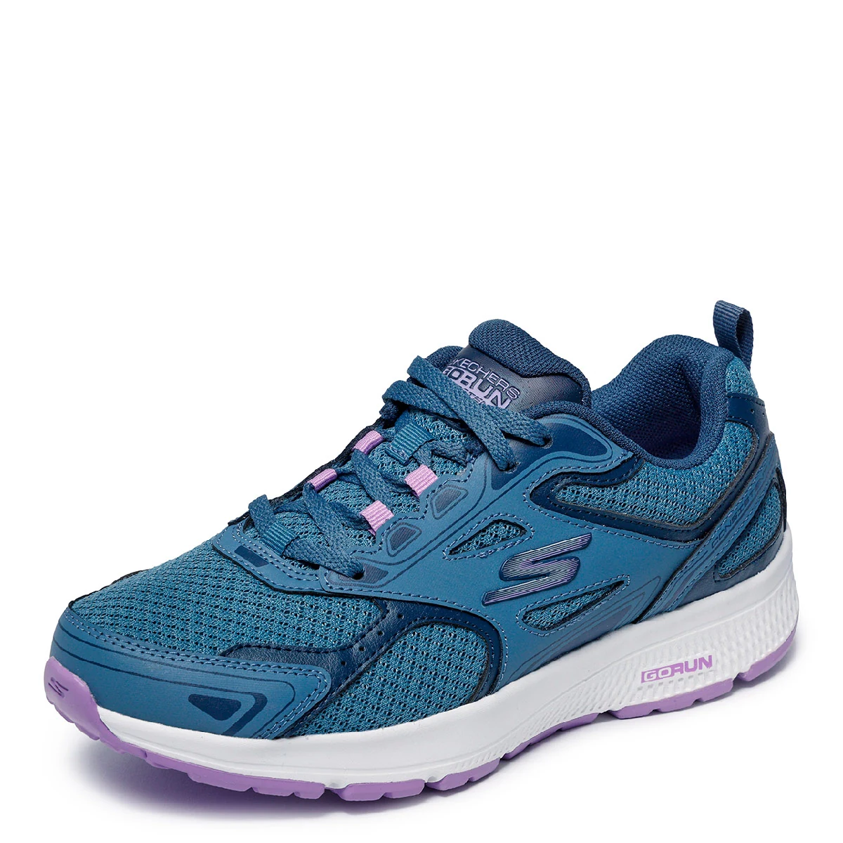 ZAPATILLAS MUJER SKECHERS CASUAL AZUL GO RUN CONSISTENT - 4
