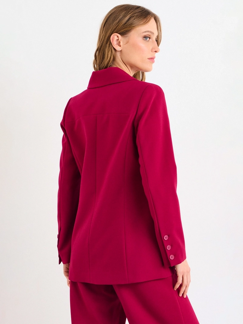 BLAZER MUJER IO SOLAPA TRIÁNGULO METÁLICO - 3