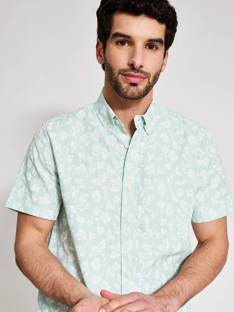 CAMISA HOMBRE KENNETH STEVENS ALGODÓN MANGA CORTA - 3