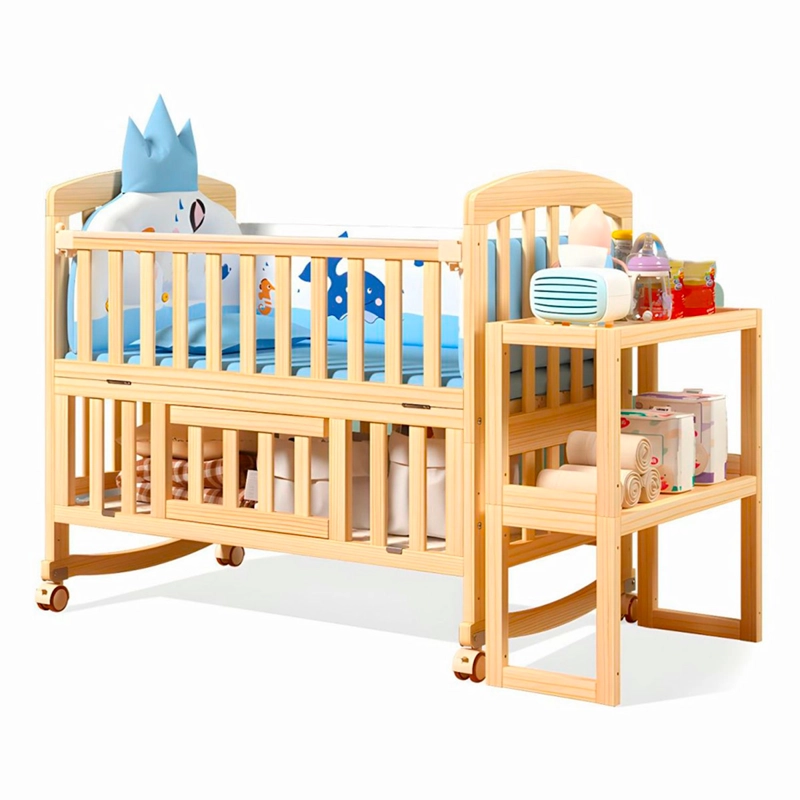 CUNA KIDSCOOL EVOLUTIVA MADERA 5 EN 1 CONVERT - 1