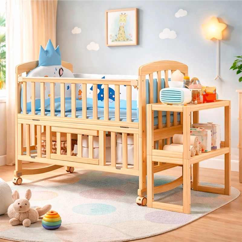 CUNA KIDSCOOL EVOLUTIVA MADERA 5 EN 1 CONVERT - 3