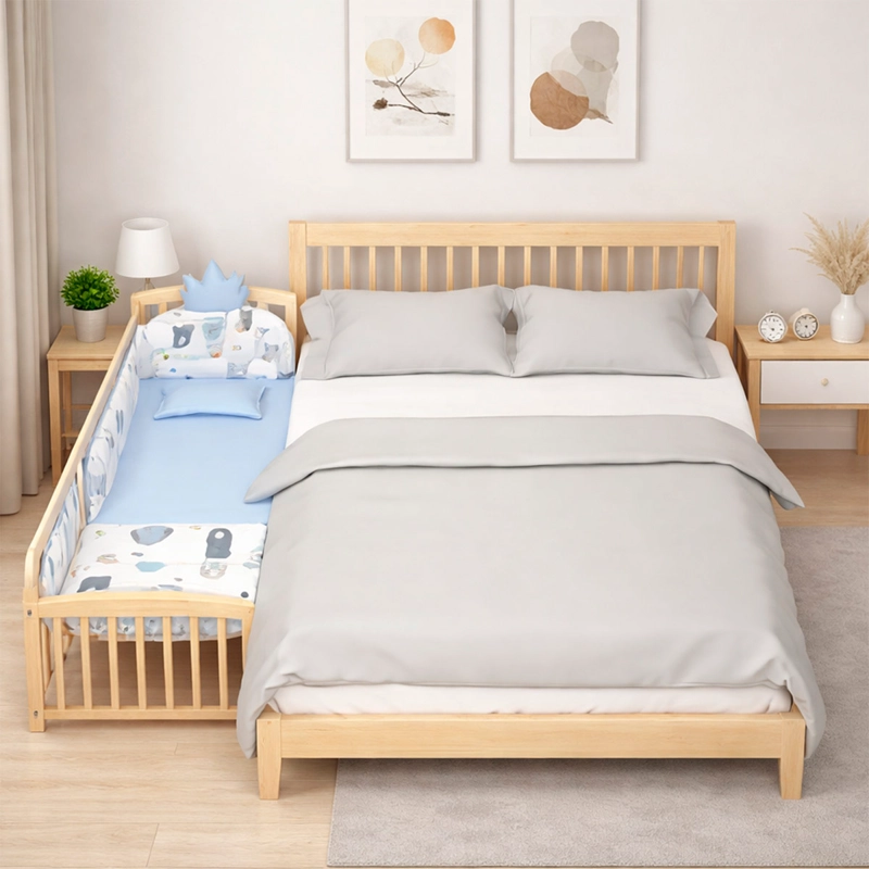 CUNA KIDSCOOL EVOLUTIVA MADERA 5 EN 1 CONVERT - 7