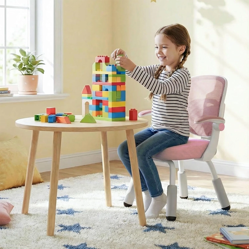 SILLA ESCRITORIO KIDSCOOL INFANTIL 70 KG ROSADO - 2