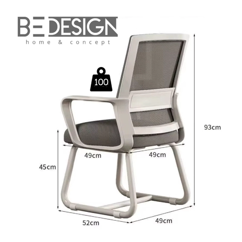 SILLA ESCRITORIO BE DESIGN MESH GRIS - 3