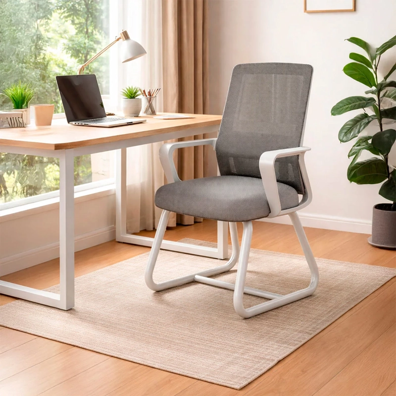 SILLA ESCRITORIO BE DESIGN MESH GRIS - 7