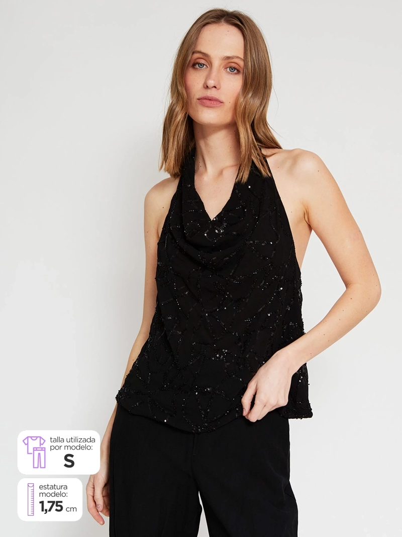 BLUSA MUJER MARQUIS HALTER - 1